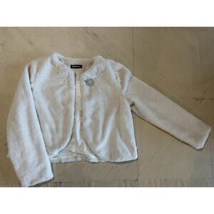 Allegra K Women's Cropped Faux Fur Jacket “SizeM”